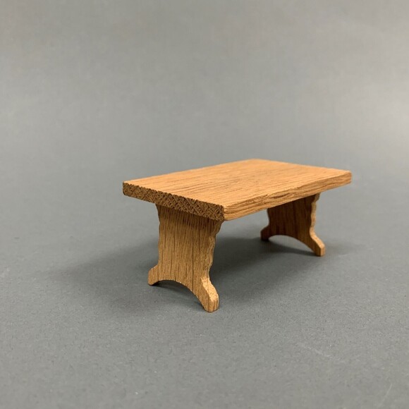 Wooden Doll Furniture Rectangle Toy Table - Picture 1 of 7